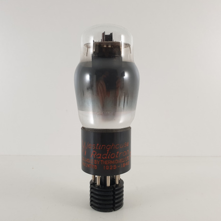 1 X 6V6G WESTINGHOUSE RADIOTRON TUBE. 1940s CANADIAN PROD. 76% CA ENA