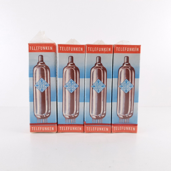 4 X ECF80 TELEFUNKEN TUBE. UNOPENED....