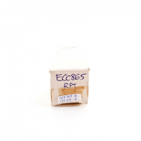 1 X ECC865 RFT TUBE. GOLD PIN. 3 MICAS. 1960s PROD. NOS/NIB AH  ENA
