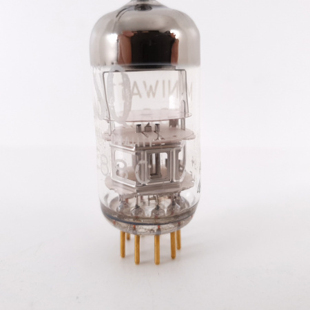 1 X E88C / 8255 SINGLE TRIODE MINIWATT TUBE. 1960s PHILIPS PROD. SQ. GOLD PIN. 145mA/108%. 9. CH78