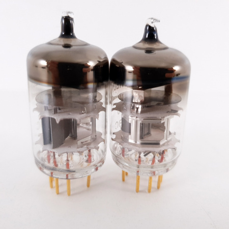 2 X E88C / 8255 SINGLE TRIODE RAYTHEON TUBE. GOLD PIN. 3 MICA. 107/100% MATCHED PAIR. 10. CH78