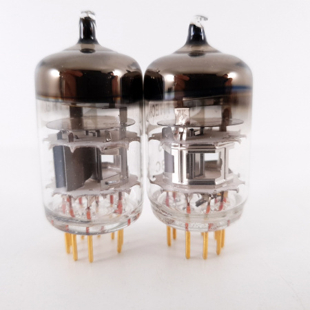 2 X E88C / 8255 SINGLE TRIODE RAYTHEON TUBE. GOLD PIN. 3 MICA. 107/100% MATCHED PAIR. 10. CH78