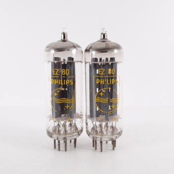 2 X EZ80 PHILIPS TUBE. LA...