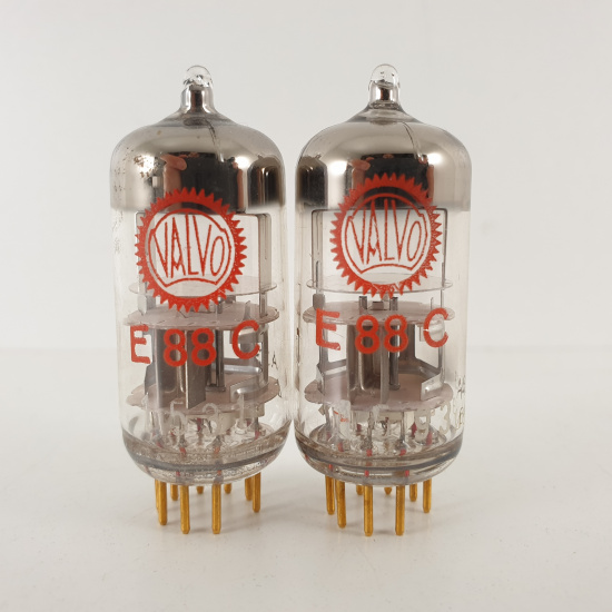 2 X E88C / 8255 SINGLE TRIODE VALVO...