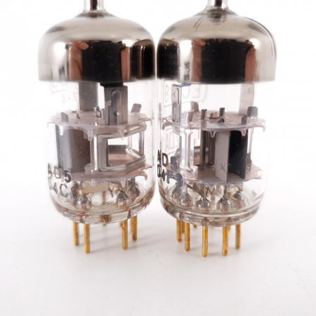 2 X EC88 MAZDA TUBE. 1960s VALVO PROD. GOLD PIN. SOLID GETTER. CH78