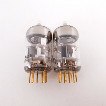 2 X EC88 MAZDA TUBE. 1960s VALVO PROD. GOLD PIN. SOLID GETTER. CH78