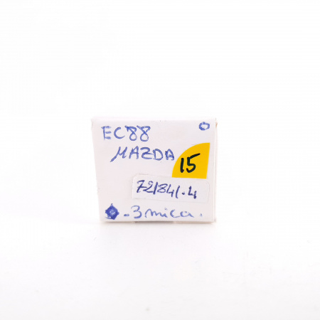 1 X EC88 MAZDA TUBE. GOLD PIN. 3 MICA. 72%. 15. CH78