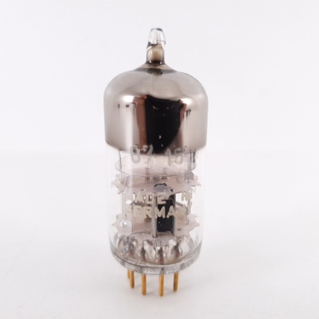 1 X E88C / 8255 SINGLE TRIODE SIEMENS TUBE. GOLD PIN. 3 MICA. 104%. 20. CH78