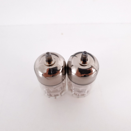 2 X E88C / 8255 SINGLE TRIODE HALTRON TUBE. TUNGSRAM PROD. GOLD PIN. 67/67% MATCHED PAIR. 17. CH78