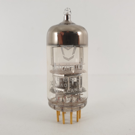 1 X E88C / 8255 SINGLE TRIODE MULLARD TUBE. 1960s PHILIPS PROD. GOLD PIN. 3M. 97%. 24. CH78