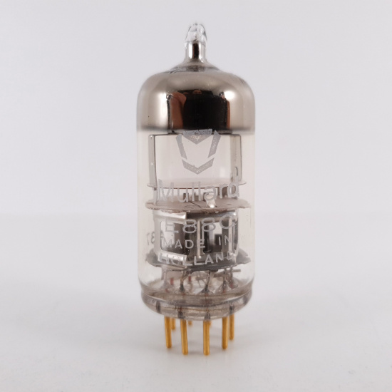 1 X E88C / 8255 SINGLE TRIODE MULLARD TUBE. 1960s PHILIPS PROD. GOLD PIN. 3M. 97%. 24. CH78