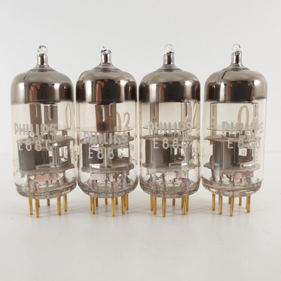 4 X E88C / 8255 SINGLE TRIODE PHILIPS...