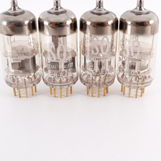 4 X E88C / 8255 SINGLE TRIODE PHILIPS...