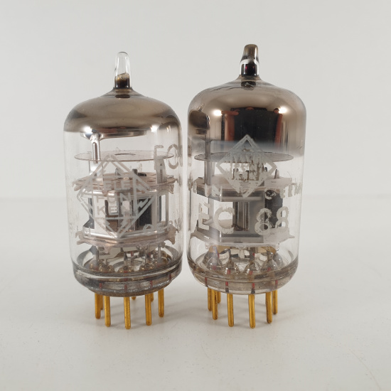 2 X EC88 TELEFUNKEN TUBE. GOLD PIN. 3...