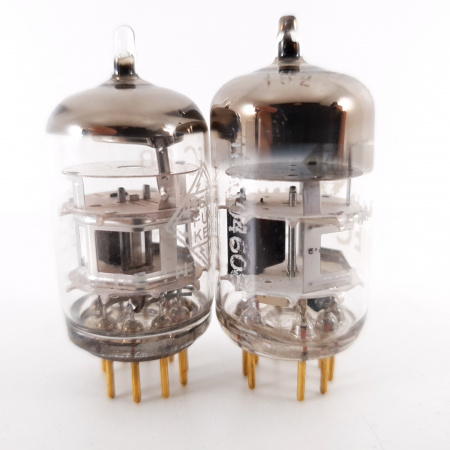 2 X EC88 TELEFUNKEN TUBE. GOLD PIN. 3 MICA. HIGH GAIN. 148/156%. 26. CH78