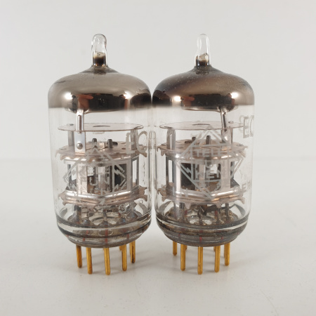 2 X EC88 TELEFUNKEN TUBE. GOLD PIN. 3 MICA. HIGH GAIN. 156/152%. 27. CH78