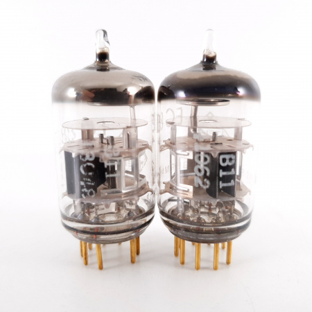 2 X EC88 TELEFUNKEN TUBE. GOLD PIN. 3 MICA. HIGH GAIN. 156/152%. 27. CH78
