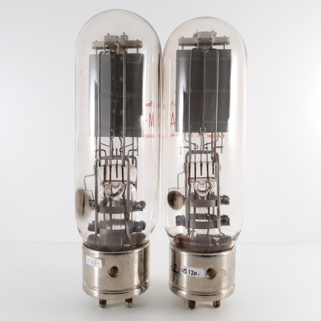 2 X 4242A TUBE. 4242A MARCONI STC. METAL BASE. 111/115% NOS/NIB MATCHED PAIR 1