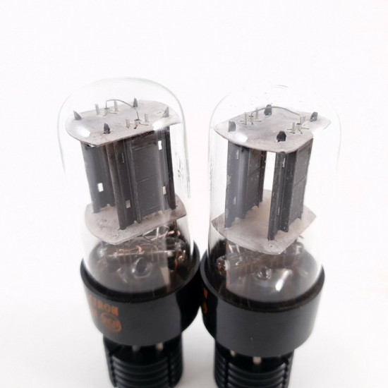 2 X 6SN7GTB RCA TUBE. 1960s PROD. BLACK PLATES. MATCHED PAIR 4. CK  ENA