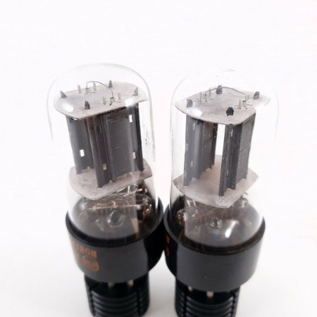 2 X 6SN7GTB RCA TUBE. 1960s PROD. BLACK PLATES. MATCHED PAIR 4. CK  ENA
