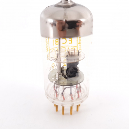 1 X EC81 MINIWATT-DARIO TUBE. COPPER RODS. 7. CH81