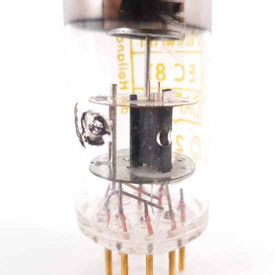 1 X EC81 MINIWATT-DARIO TUBE. COPPER...