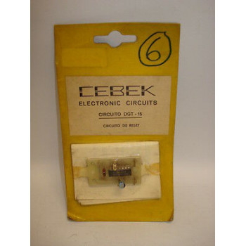 CEBEK ELECTRONIC CIRCUIT. DGT-15 CIRCUIT. RESET CIRCUIT. R6A35.