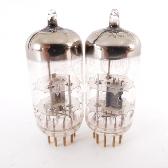 2 X EC81 VALVO TUBE. 1960s PHILIPS...