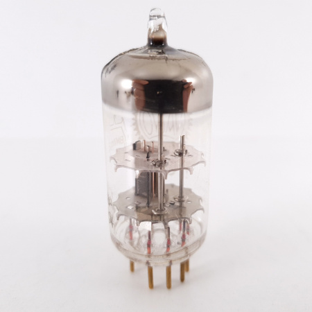 1 X EC81 VALVO TUBE. 1960s PHILIPS PROD. GOLD PIN. COPPER RODS. 9. CH81