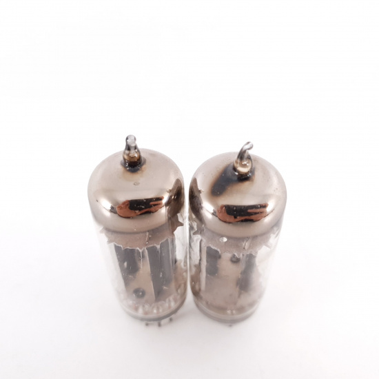 2 X 6203 GENERAL ELECTRIC TUBE. BLACK...