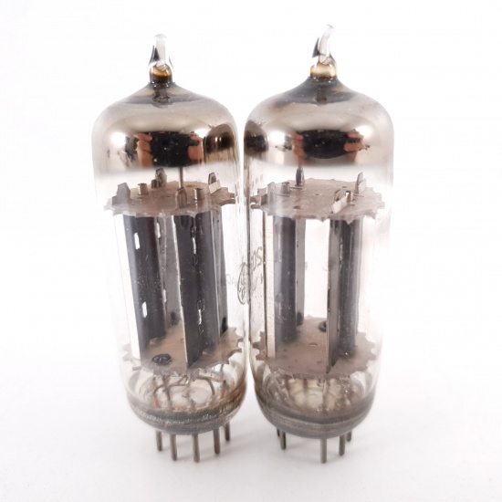 2 X 6203 GENERAL ELECTRIC TUBE. BLACK...
