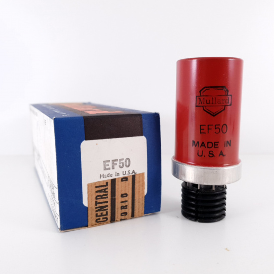 1 X EF50 MULLARD TUBE. US PRODUCTION. CA ENA