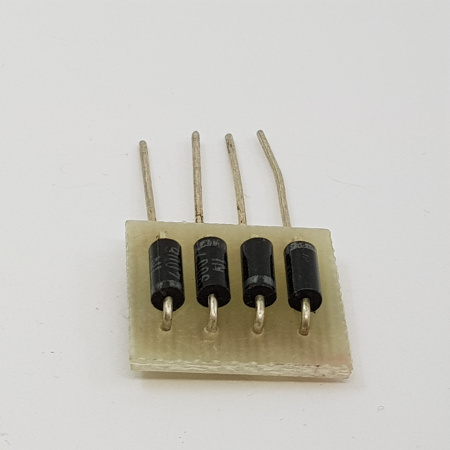 1 X M-097 DIODE RECTIFIER. WITH 1N4006 DIODES. NEW. C7AU25F260422