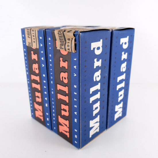 4 X EF50 MULLARD TUBE. BRITISH...