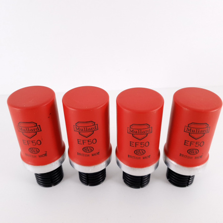 4 X EF50 MULLARD TUBE. BRITISH PRODUCTION. CA/624 ENA