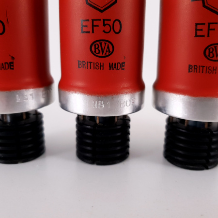 4 X EF50 MULLARD TUBE. BRITISH PRODUCTION. CA/624 ENA