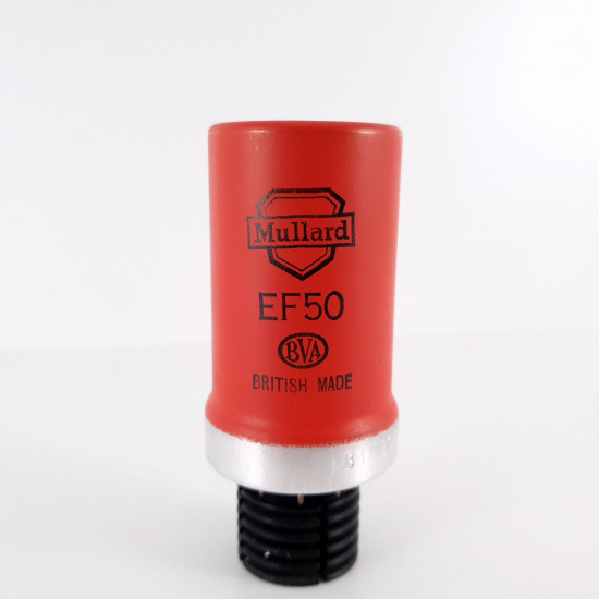 1 X EF50 MULLARD TUBE. BRITISH...