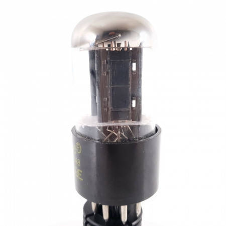 1 X 6SN7GTB WESTINGHOUSE TUBE. 1960s PROD. BLACK PLATES. 79/83% CK  ENA