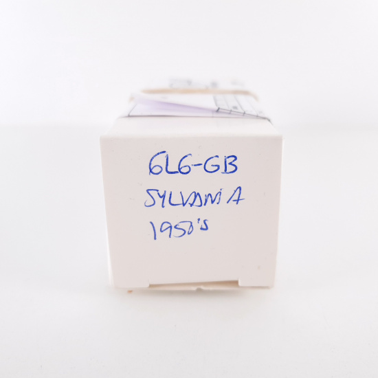 1 X 6L6GB SYLVANIA TUBE. 1950s PROD....