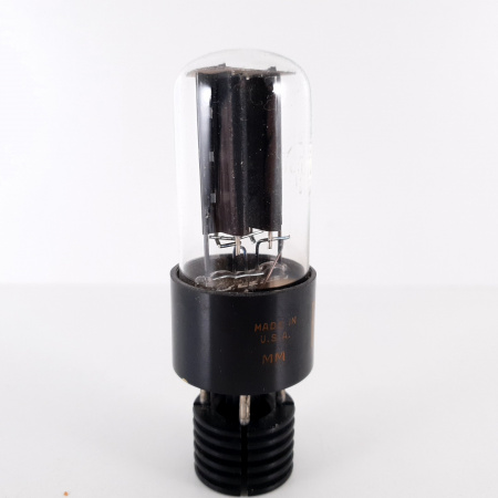 1 X 5Y3GT RCA TUBE. 1960s PRODUCTION. BLACK PLATES. 149/144% CA ENA