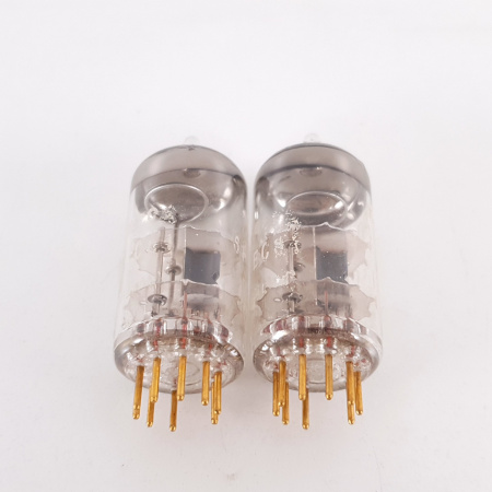2 X 6R4 / EC81 AMPEREX TUBE. GOLD PIN. PQ. 16/16mA MATCHED PAIR. 14. CH81