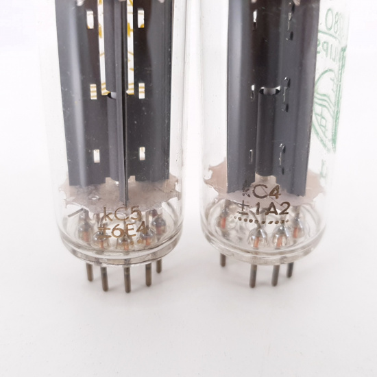 2 X EZ80 PHILIPS TUBE. 1960s LA...