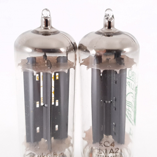2 X EZ80 PHILIPS TUBE. 1960s LA...