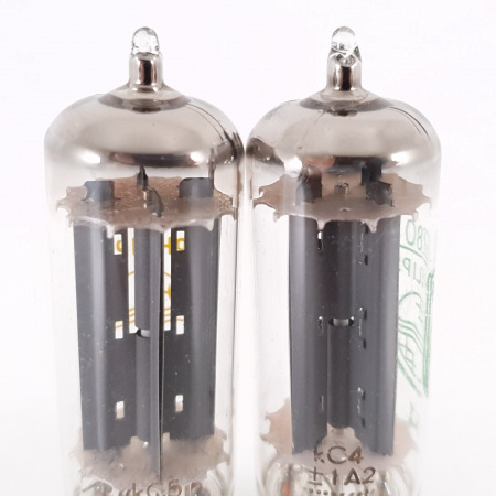 2 X EZ80 PHILIPS TUBE. 1960s LA RADIOTECHNIQUE PROD. MATCHED PAIR. CA ENA