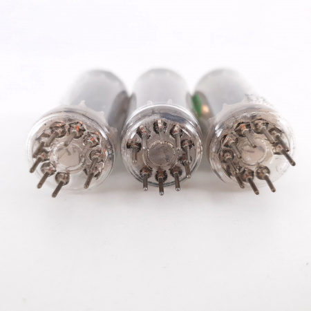 3 X EZ80 PHILIPS TUBE. 1960s LA RADIOTECHNIQUE PROD. MATCHED TRIO. CA ENA