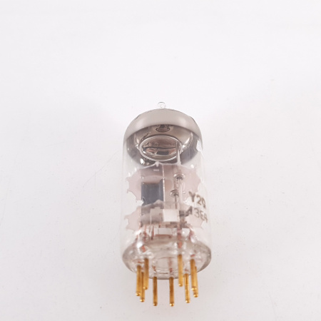 1 X 6R4 / EC81 AMPEREX TUBE. 1960s PHILIPS PROD. GOLD PIN. COPPER RODS. 15. CH81