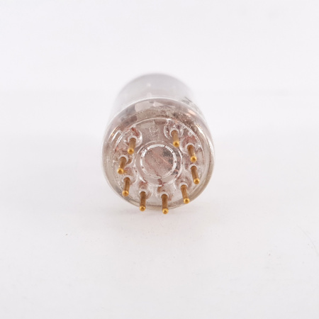 1 X 6R4 / EC81 AMPEREX TUBE. 1960s PHILIPS PROD. GOLD PIN. COPPER RODS. 15. CH81