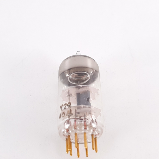 1 X 6R4 / EC81 AMPEREX TUBE. GOLD...