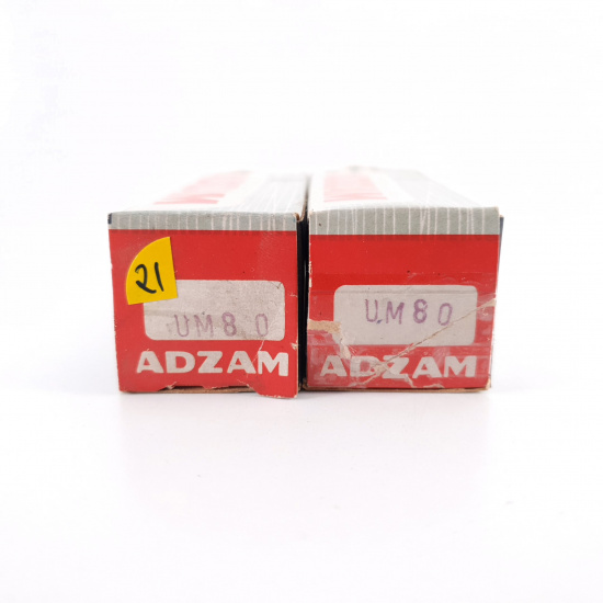 2 X UM80 ADZAM MAGIC EYE TUBE. D-GETTER. 21. CH81