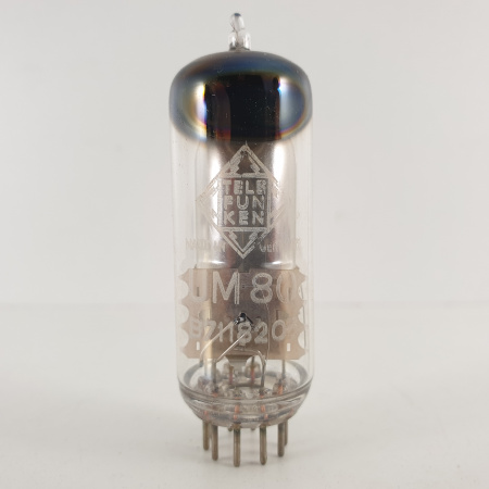 1 X UM80 TELEFUNKEN MAGIC EYE TUBE. HALO GETTER. 23. CH81